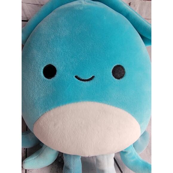 Squishmallows Sealife Blue Sky The Squid 8in Original Kelly Plush Stuffed Animal - Picture 2 of 6